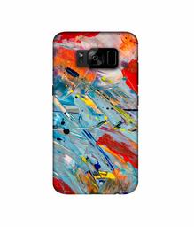 Amazon Brand - Solimo Designer Colour Texture 3D Printed Hard Back Case Mobile Cover for Samsung Galaxy S8 Plus