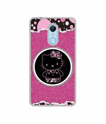 Amazon Brand - Solimo Designer Kitty with Glitter UV Printed Soft Back Case Mobile Cover for Mi Redmi 5