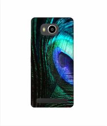 Amazon Brand - Solimo Designer Peacock Feather 3D Printed Hard Back Case Mobile Cover for Lenovo A7700