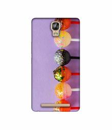 Amazon Brand - Solimo Designer Gilliter Lollipops 3D Printed Hard Back Case Mobile Cover for Gionee Marathon M5 Plus