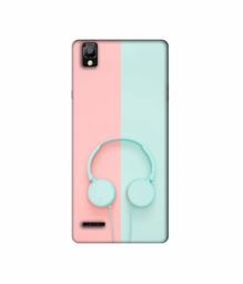 Amazon Brand - Solimo Designer Head Phone 3D Printed Hard Back Case Mobile Cover for Oppo A35