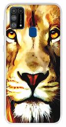 Amazon Brand - Solimo Designer Multicolor Lion Design Printed Soft Back Case Mobile Cover for Samsung Galaxy M31