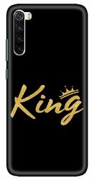 Amazon Brand - Solimo Designer King 3D Printed Hard Back Case Mobile Cover for Xiaomi Redmi Note 8