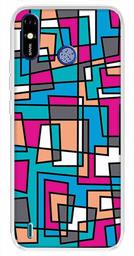 Amazon Brand - Solimo Designer Multicolor Visual Art Pattern Printed Soft Back Case Mobile Cover for Tecno Spark Go Plus