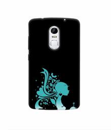 Amazon Brand - Solimo Designer Lady Vector N 3D Printed Hard Back Case Mobile Cover for Lenovo Vibe X3