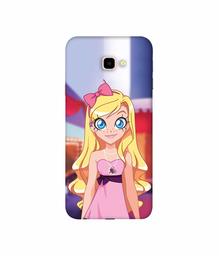 Amazon Brand - Solimo Designer Small Princess Vector 3D Printed Hard Back Case Mobile Cover for Samsung Galaxy J4 Plus