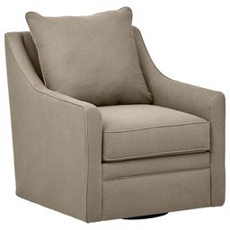 Amazon Brand – Stone & Beam Larkin Living Room Accent Swivel Chair, 30