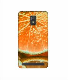 Amazon Brand - Solimo Designer Orange Slice 3D Printed Hard Back Case Mobile Cover for Lenovo A6600