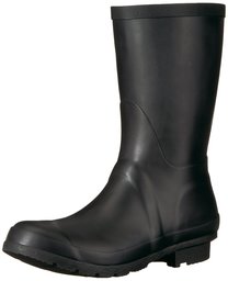 206 Collective Amazon Brand Botas de Lluvia para Mujer, Color Negro, 11 B US