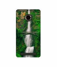 Amazon Brand - Solimo Designer Waterfall 3D Printed Hard Back Case Mobile Cover for Micromax YU Yuphoria AQ5010 / AO5010