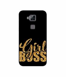 Amazon Brand - Solimo Designer Sparkle Girl Boss 3D Printed Hard Back Case Mobile Cover for Huawei G8