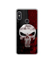 Amazon Brand - Solimo Designer Punisher Skull UV Printed Soft Back Case Mobile Cover for Mi Redmi Note 5 Pro