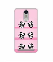 Amazon Brand - Solimo Designer Panda Pattern 3D Printed Hard Back Case Mobile Cover for Lenovo K5 Note