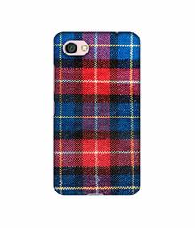 Amazon Brand - Solimo Designer Check Cloth 3D Printed Hard Back Case Mobile Cover for Xiaomi Redmi Y1 Lite