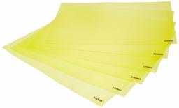 Amazon Brand - Solimo PVC Fridge Multipurpose Mat, Set of 6, Yellow