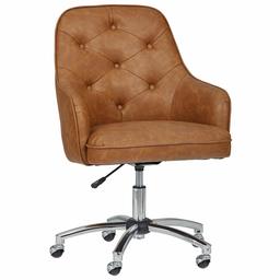 Amazon Brand – Stone & Beam Mid-Century Swivel Chair, 25.2