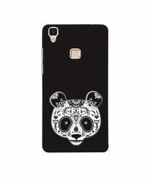 Amazon Brand - Solimo Designer Panda Illustrator 3D Printed Hard Back Case Mobile Cover for Vivo V3