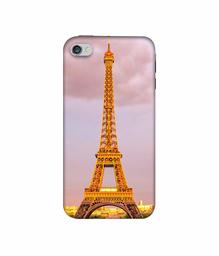 Amazon Brand - Solimo Designer Eiffel Tower Paris 3D Printed Hard Back Case Mobile Cover for Apple iPhone 4 / 4S