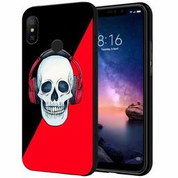 Amazon Brand - Solimo Designer Skull Printed Hard Back Case Mobile Cover for Xiaomi Redmi Note 6 pro (D1188)