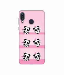 Amazon Brand - Solimo Designer Panda Pattern 3D Printed Hard Back Case Mobile Cover for Asus Zenfone Max M1 ZB555KL