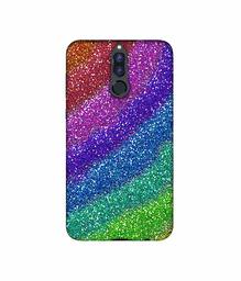 Amazon Brand - Solimo Designer Multicolor Sparkle 3D Printed Hard Back Case Mobile Cover for Huawei Honor 9i