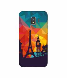 Amazon Brand - Solimo Designer Colored Paris 3D Printed Hard Back Case Mobile Cover for Samsung Galaxy J2 Core