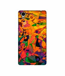 Amazon Brand - Solimo Designer Multicolor Texture 3D Printed Hard Back Case Mobile Cover for Vivo Y51L