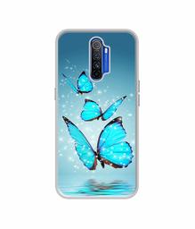 Amazon Brand - Solimo Designer Flying Butterflies UV Printed Soft Back Case Mobile Cover for Oppo Reno Ace/Realme X2 Pro