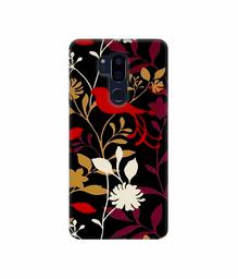 Amazon Brand - Solimo Designer Flower Bunch Pain On Cloth 3D Printed Hard Back Case Mobile Cover for LG G7 ThinQ