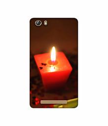 Amazon Brand - Solimo Designer Candle Light 3D Printed Hard Back Case Mobile Cover for Gionee Marathon M5 lite