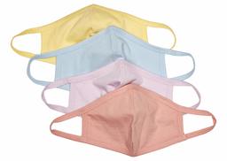 Quality Durables Kid's 4-Pack Reusable Face Covering, DO NOT USE, Big Kids