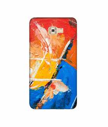 Amazon Brand - Solimo Designer Color Impression On Canvas 3D Printed Hard Back Case Mobile Cover for Samsung Galaxy C7 Pro