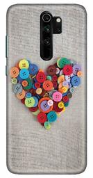 Amazon Brand - Solimo Designer Heart Pattern 3D Printed Hard Back Case Mobile Cover for Xiaomi Redmi Note 8 Pro