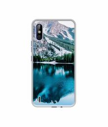 Amazon Brand - Solimo Designer Lake Mountain UV Printed Soft Back Case Mobile Cover for Tecno Spark Go