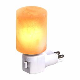 AmazonBasics Natural Himalayan Salt Plug-in Night Light - Cylinder Shape