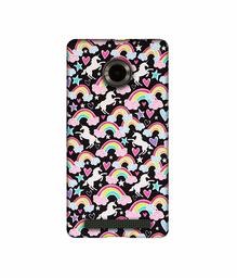 Amazon Brand - Solimo Designer Unicorn Texture 3D Printed Hard Back Case Mobile Cover for Micromax YU Yuphoria AQ5010 / AO5010