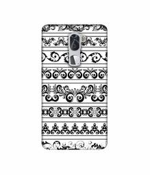 Amazon Brand - Solimo Designer Black Multi Patterns 3D Printed Hard Back Case Mobile Cover for Coolpad Cool1 Dual