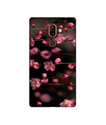 Amazon Brand - Solimo Designer Pink Flowers 3D Printed Hard Back Case Mobile Cover for Nokia 7 Plus