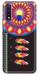 Amazon Brand - Solimo Designer Dream Catcher Red 3D Printed Hard Back Case Mobile Cover for Vivo Y19 / Vivo U20