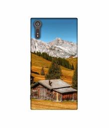 Amazon Brand - Solimo Designer Hut 3D Printed Hard Back Case Mobile Cover for Sony Xperia XZ Dual