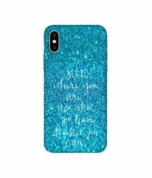 Amazon Brand - Solimo Designer Start were You are 3D Printed Hard Back Case Mobile Cover for Apple iPhone Xs Max