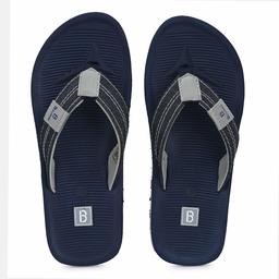 Bourge Men's Canton-19 Navy Flip Flops-10 UK (44 EU) (11 US) (Canton-19-10)