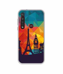 Amazon Brand - Solimo Designer Colored Paris UV Printed Soft Back Case Mobile Cover for Motorola Moto G8 Plus