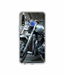 Amazon Brand - Solimo Designer Motorcycle UV Printed Soft Back Case Mobile Cover for Tecno Spark 4