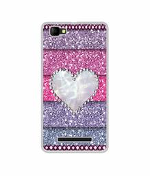 Amazon Brand - Solimo Designer Stone Heart UV Printed Soft Back Case Mobile Cover for Lyf C459