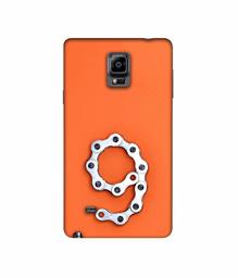 Amazon Brand - Solimo Designer Number Nine 3D Printed Hard Back Case Mobile Cover for Samsung Galaxy Note 4