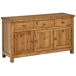 Amazon Brand – Stone & Beam Parson Rustic Buffet Sideboard Storage Cabinet 56