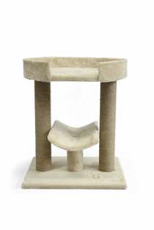 AmazonBasics Top Platform Cat Tree - 18 x 14 x 22 Inches, Beige