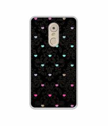 Amazon Brand - Solimo Designer Heart Texture UV Printed Soft Back Case Mobile Cover for Lenovo K6 Note