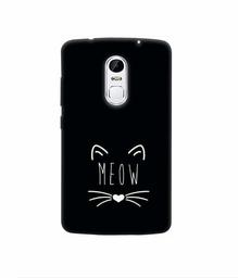 Amazon Brand - Solimo Designer Meow 3D Printed Hard Back Case Mobile Cover for Lenovo Vibe X3